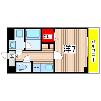 間取図 AZURE京口