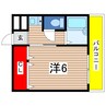 SHOKI栄町 1Kの間取り