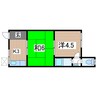 昭和台ハイツ 2Kの間取り