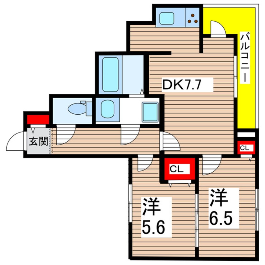 間取図 クローバーノワール