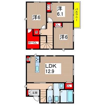 間取図 西河原2丁目戸建て