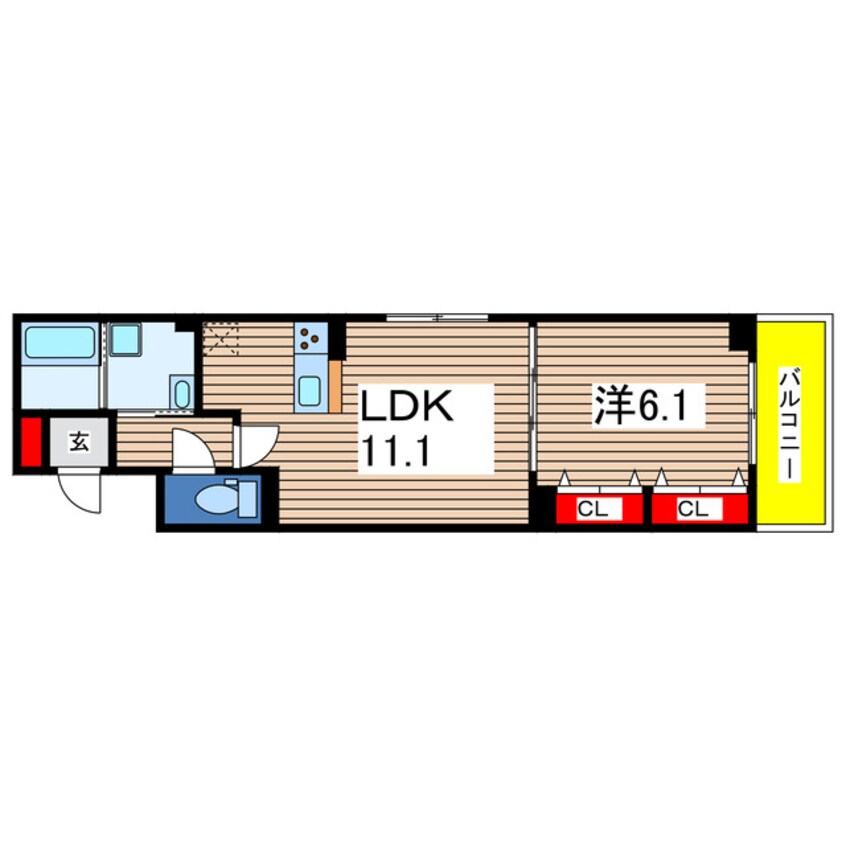 間取図 ハイダウェイホーム茨木