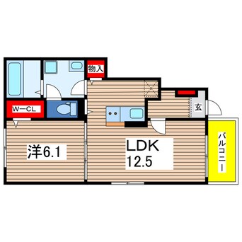 間取図 リバーサイドWH