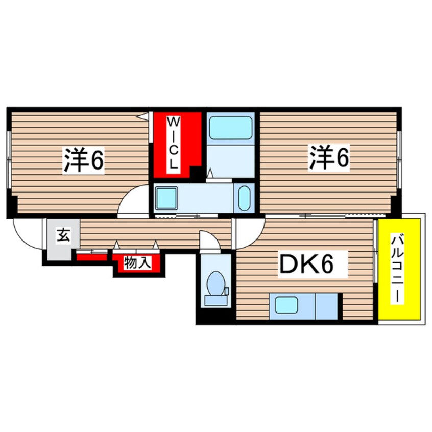 間取図 オーヴェスト1号館