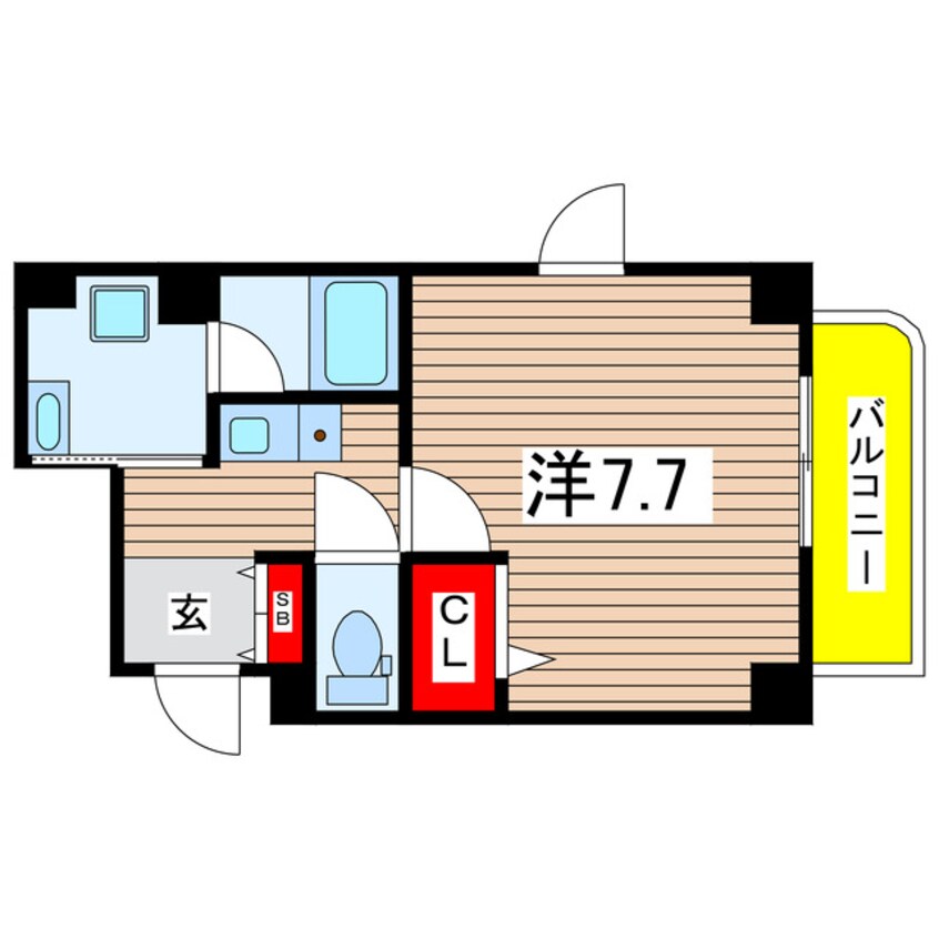 間取図 ヴェルデカーサ茨木