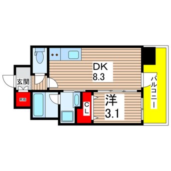 間取図 VIVRE高槻