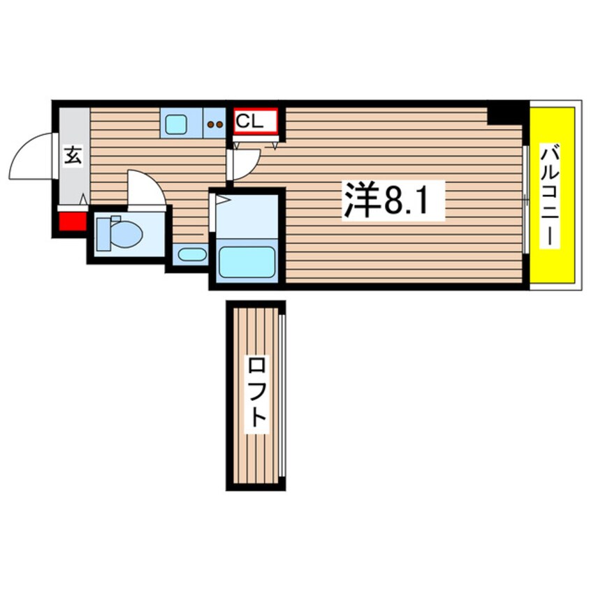 間取図 ウエストコースト