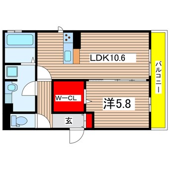間取図 Station side court