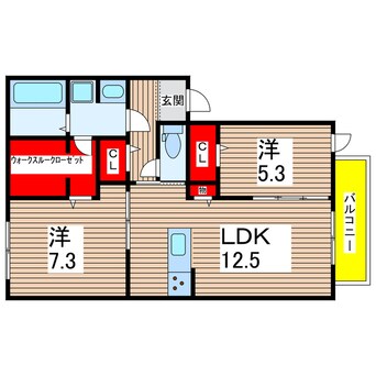 間取図 仮称新築D-Room宮田町3丁目