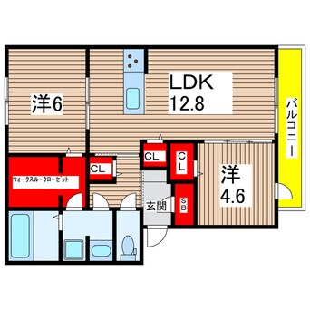 間取図 仮称新築D-Room宮田町3丁目