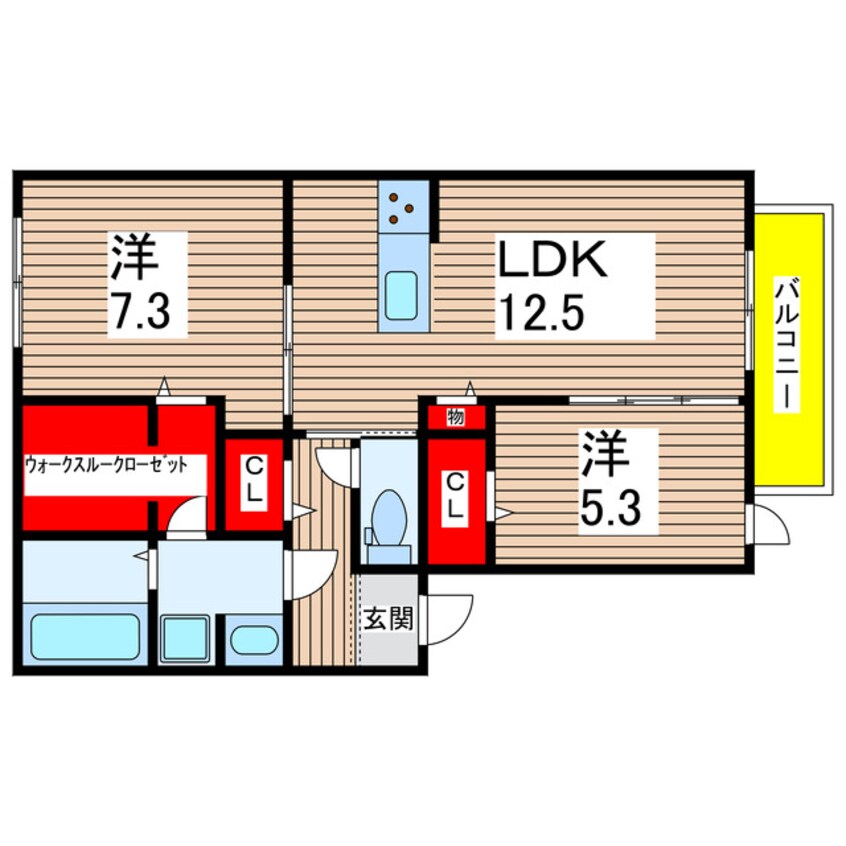 間取図 仮称新築D-Room宮田町3丁目