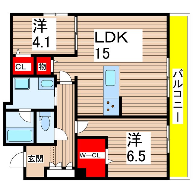 間取り図 シャーメゾン　ベル　プレジール