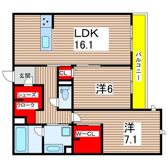 間取図 ロンジェヴィータ