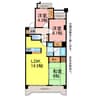 ライオンズマンション中岩田 3LDKの間取り