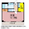 ベルドミール 1Kの間取り