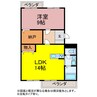 からさわハイツＡ・Ｂ棟 1LDK+Sの間取り