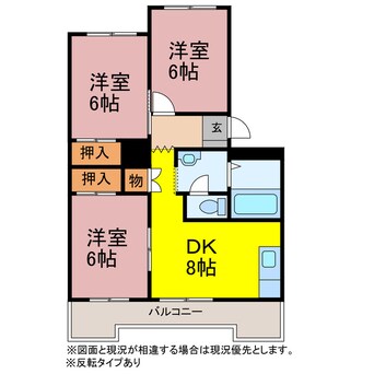 間取図 ベルハイムC棟