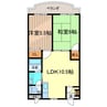 プレシャス 2LDKの間取り