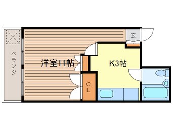 間取図 ハイツ茜Ⅱ