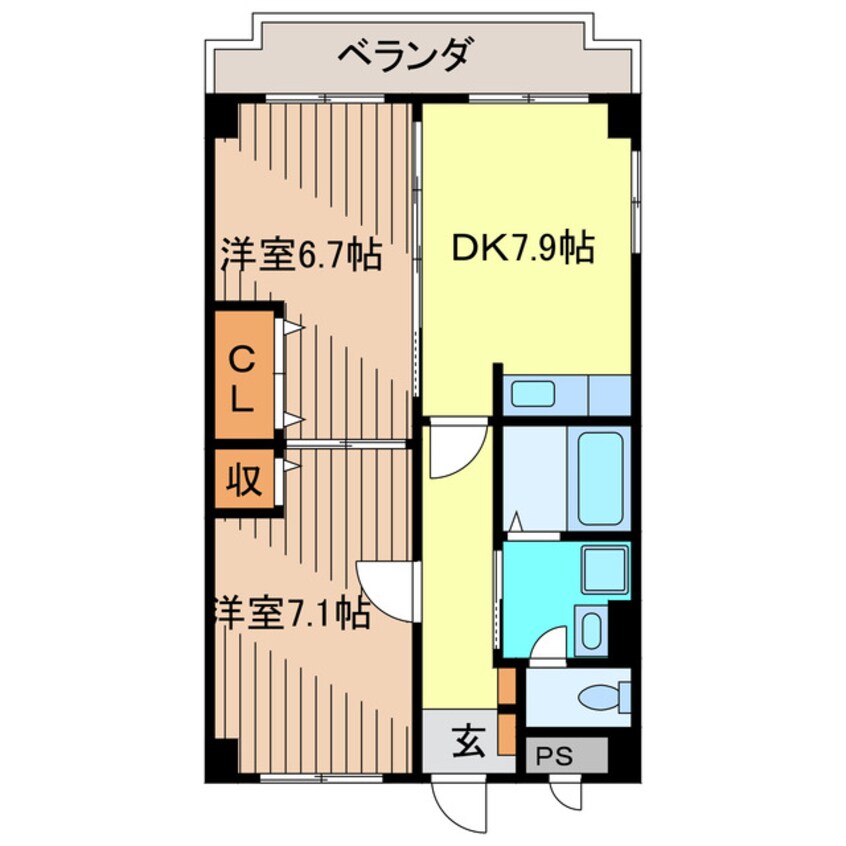 間取図 ビクトリーヒルズ