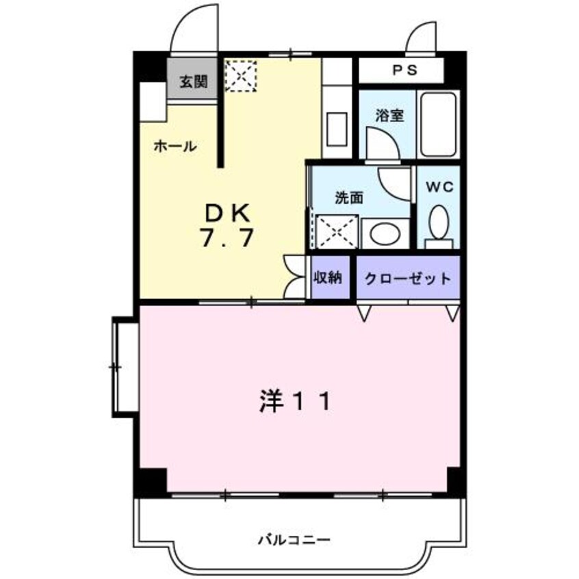 間取図 トクツネⅢ