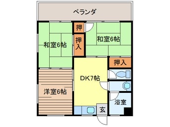 間取図 コーポ城