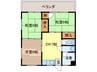 コーポ城 3DKの間取り