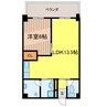 トーマスビル 1LDKの間取り