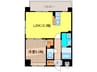 Casa de fino 1LDKの間取り