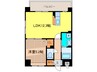 Casa de fino 1LDKの間取り