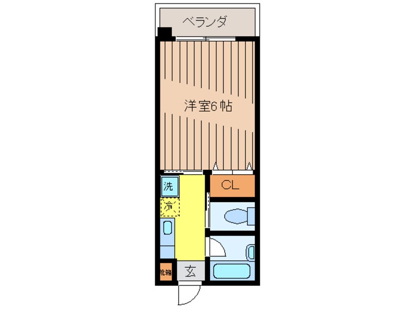 間取図 トーマス牧港Ⅱ