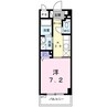 ベル　フルール 1Kの間取り