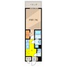 コンドミニアム　Shi　Ro 1Kの間取り