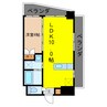 トーマス内間 1LDKの間取り
