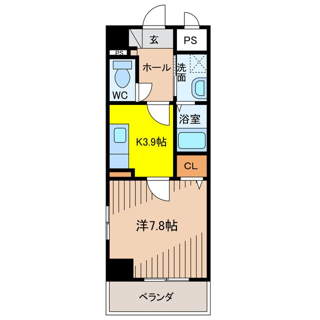 間取り図 グランドコートじっちゃく