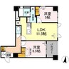 Belle mer 2LDKの間取り