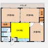 アクロポーラ 3DKの間取り