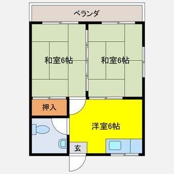 間取図 玉城アパートⅢ