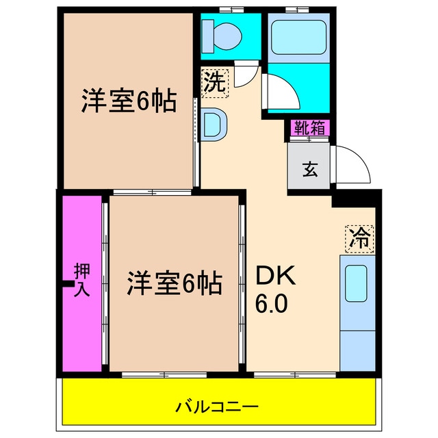 間取り図 鳥羽ハイツ１号棟