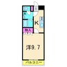 セレーノ 1Kの間取り