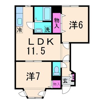 間取図 エレガンテ・Ｍ・Ｉ