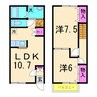 Familia　Ⅱ 2LDKの間取り