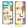 Familia　Ⅱ 2LDKの間取り