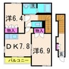 ＬＲ 2DKの間取り