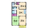 ブランドール木滝Bの間取図