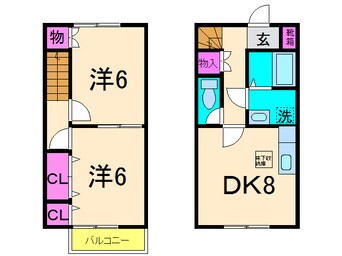 間取図 フォレストヒルＢ
