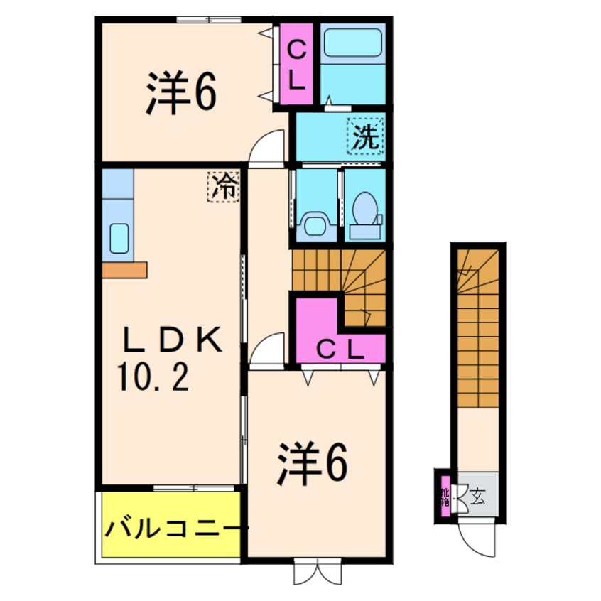 間取図 サンシャインⅢ