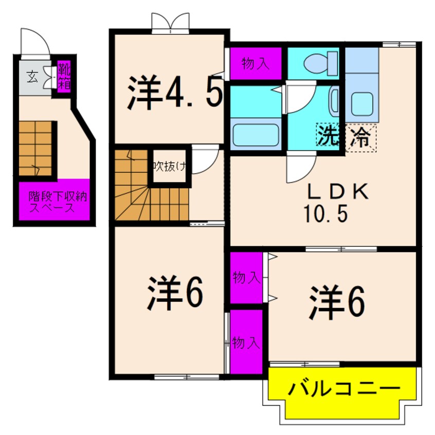 間取図 エスペランスⅠ