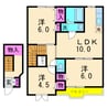 ピュアハウスⅡ 3LDKの間取り