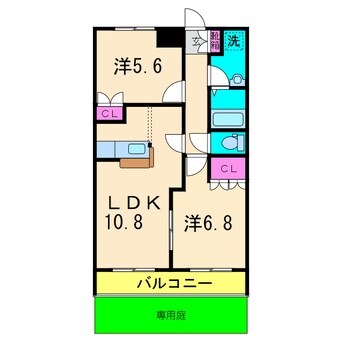 間取図 ルミナス・ビアン